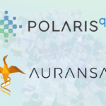 The logos of POLARISqb and Auransa
